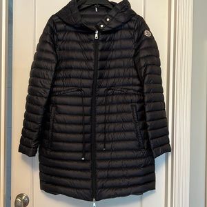 Moncler Barbel Fit & Flare Hooded Jacket